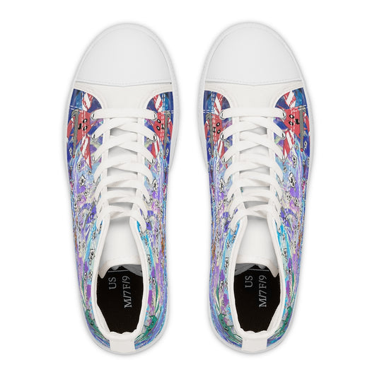 aaWomen's Minion Sneakers Blue 2
