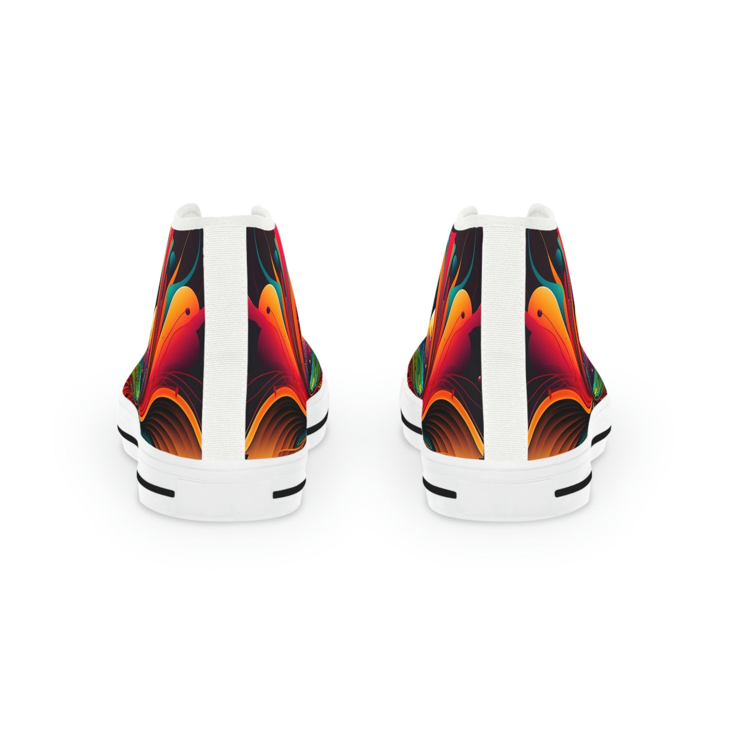 aaMen's Abstract Planet High Top Sneakers 1