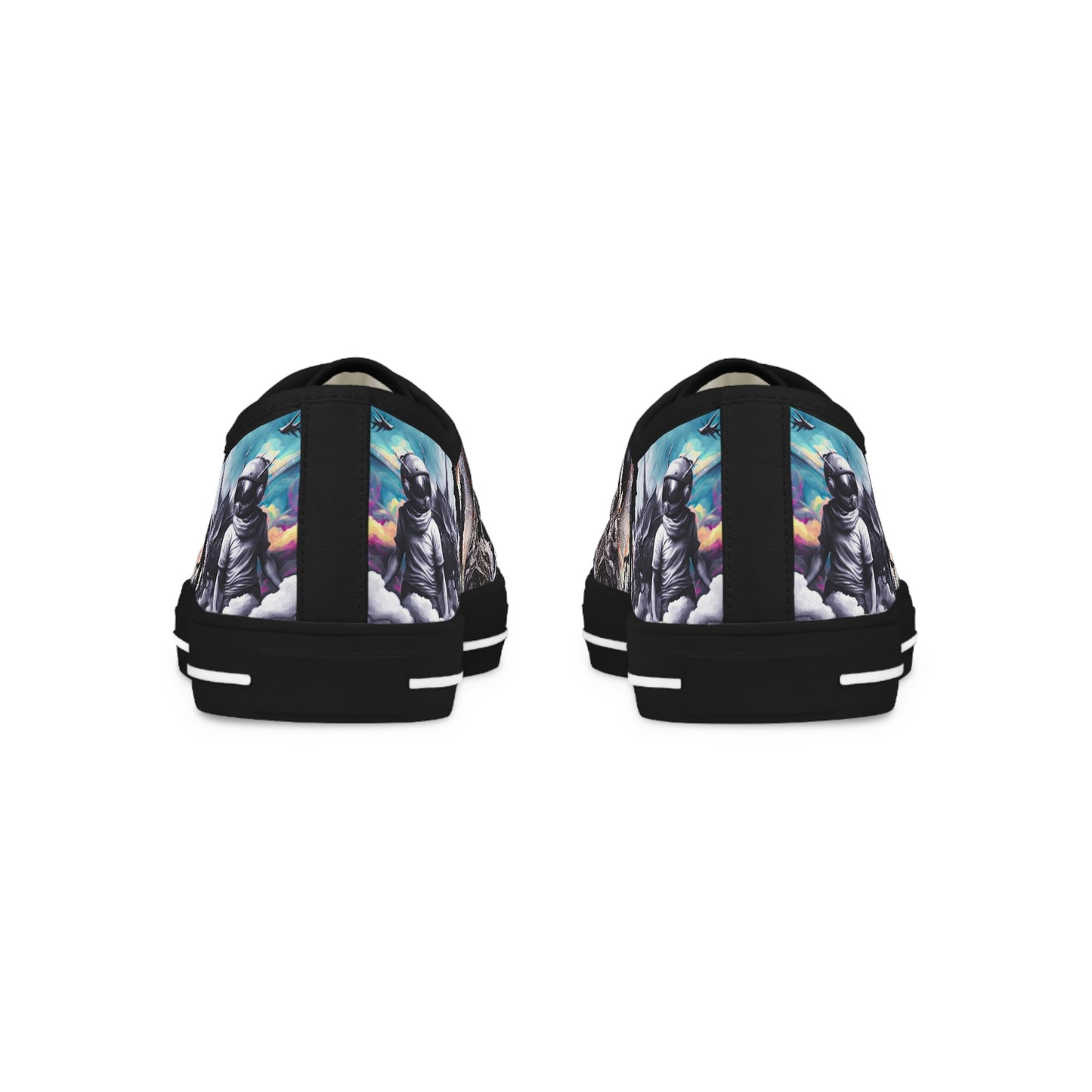 Graphic Sci-fi Art Men's Low Top Sneakers 1