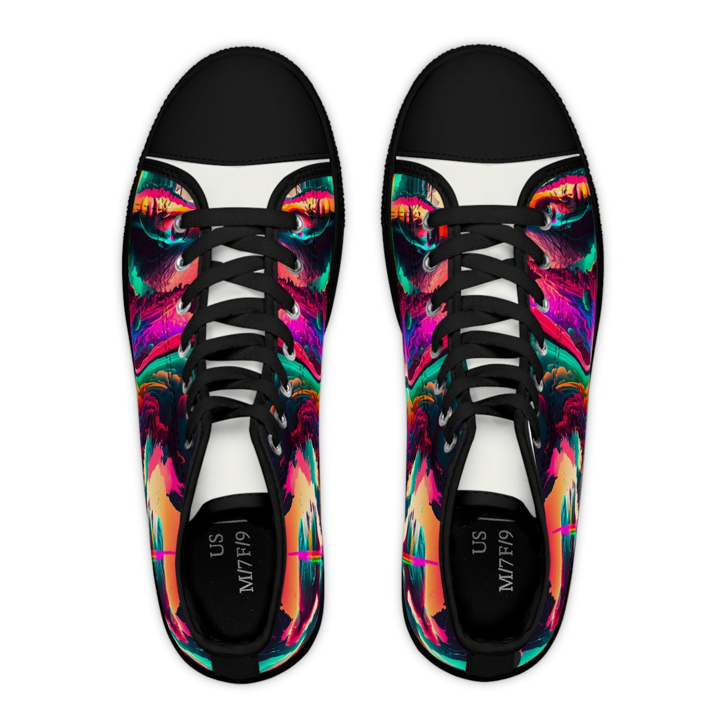 Women's High Top Synthwave Dreams Sneakers 2