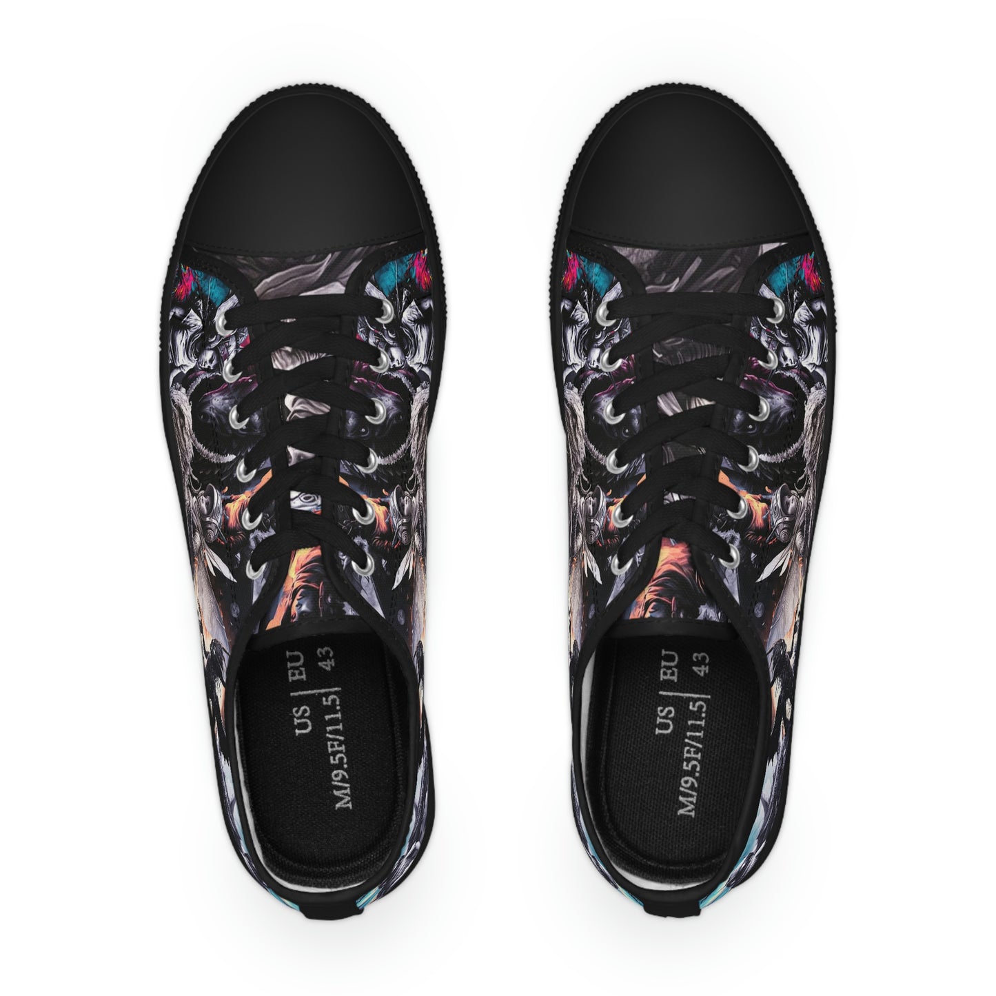 Graphic Sci-fi Art Men's Low Top Sneakers 1