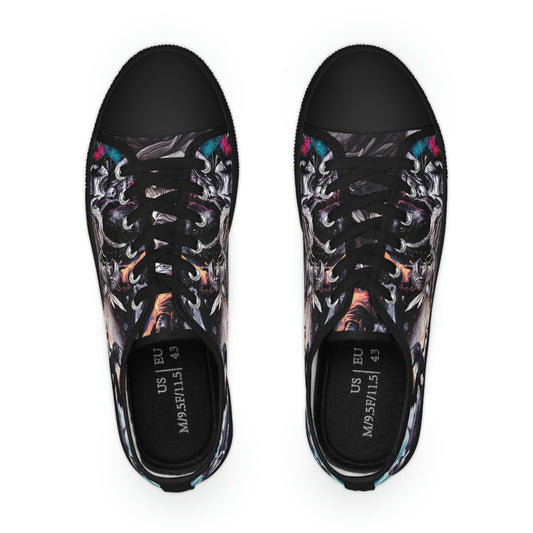Graphic Sci-fi Art Men's Low Top Sneakers 1