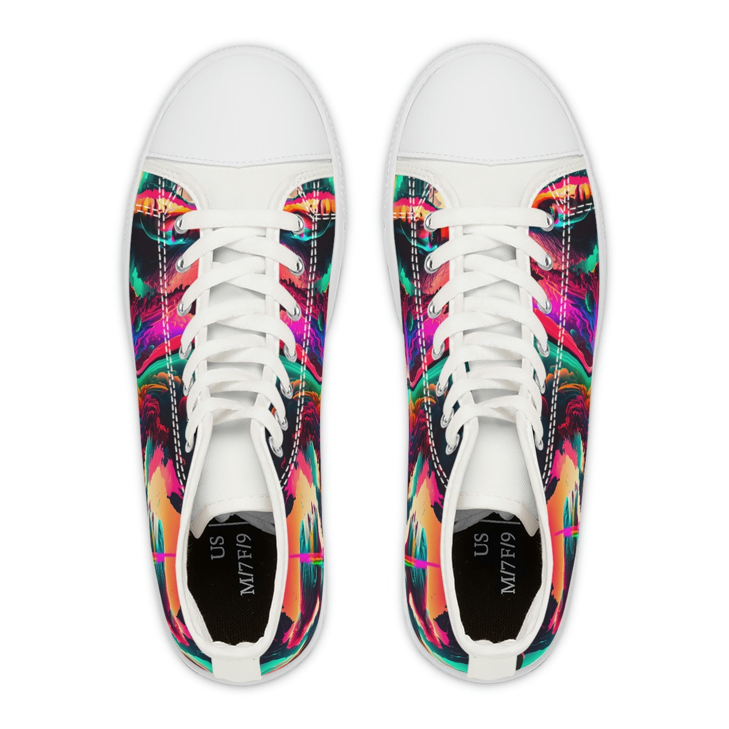 Women's High Top Synthwave Dreams Sneakers 2