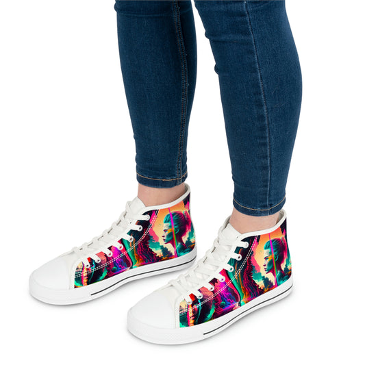 Women's High Top Synthwave Dreams Sneakers 2