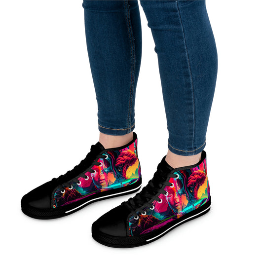 Women's High Top Synthwave Dreams Sneakers 2
