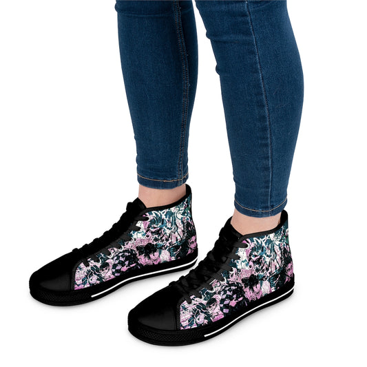 Anime High Top Shoes (Women's PB)2