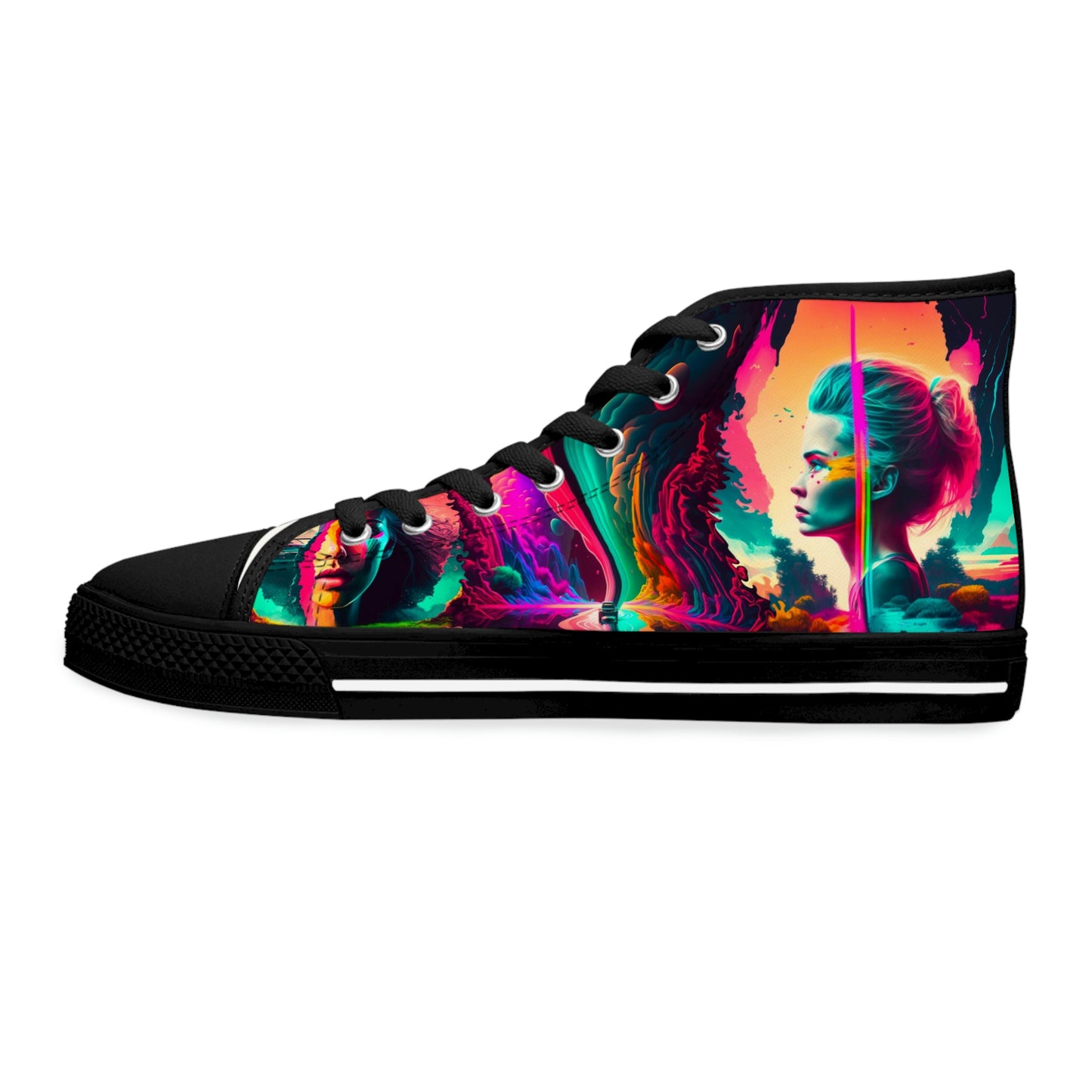 Women's High Top Synthwave Dreams Sneakers 2