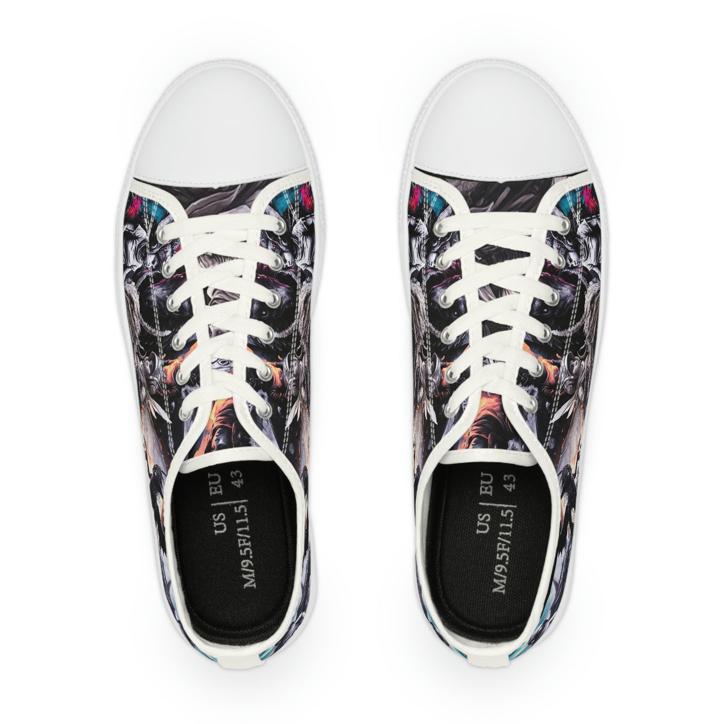 Graphic Sci-fi Art Men's Low Top Sneakers 1
