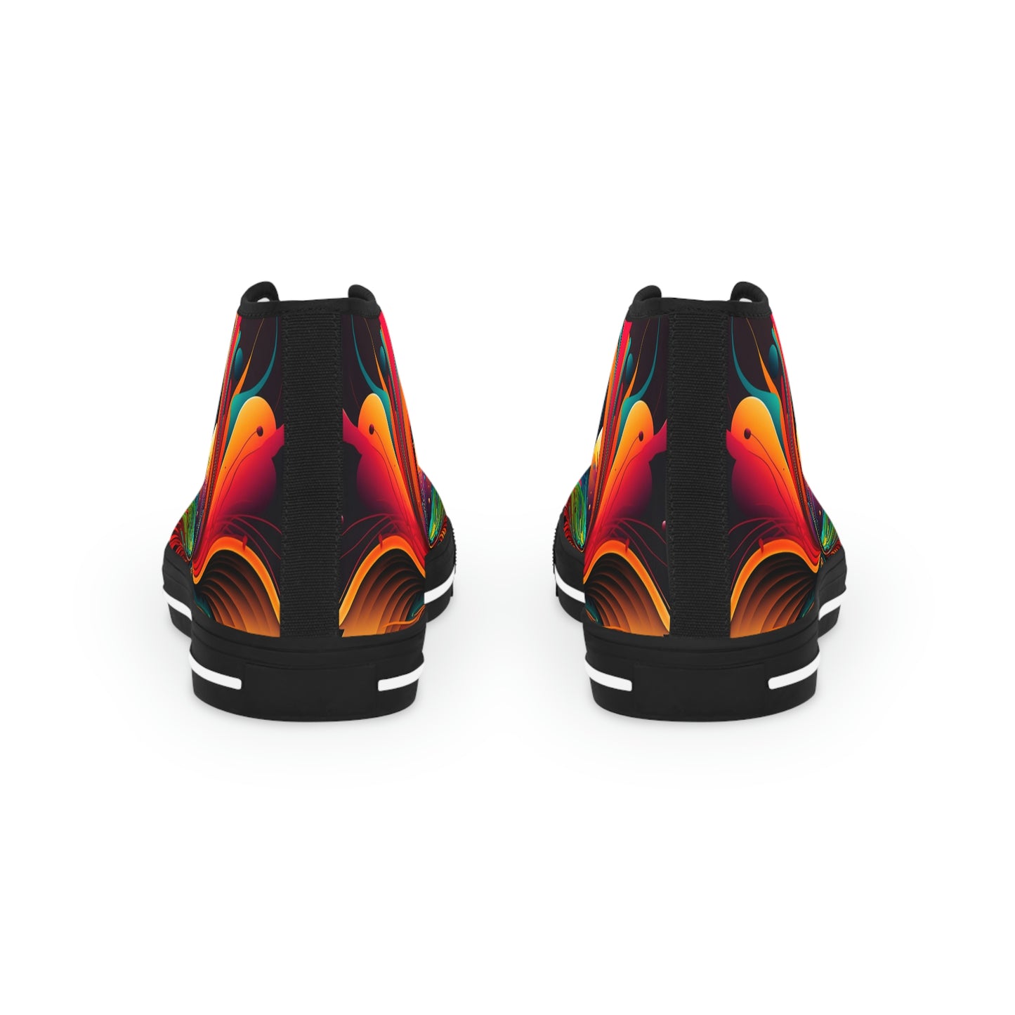 aaMen's Abstract Planet High Top Sneakers 1