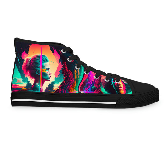 Women's High Top Synthwave Dream Sneakers 2