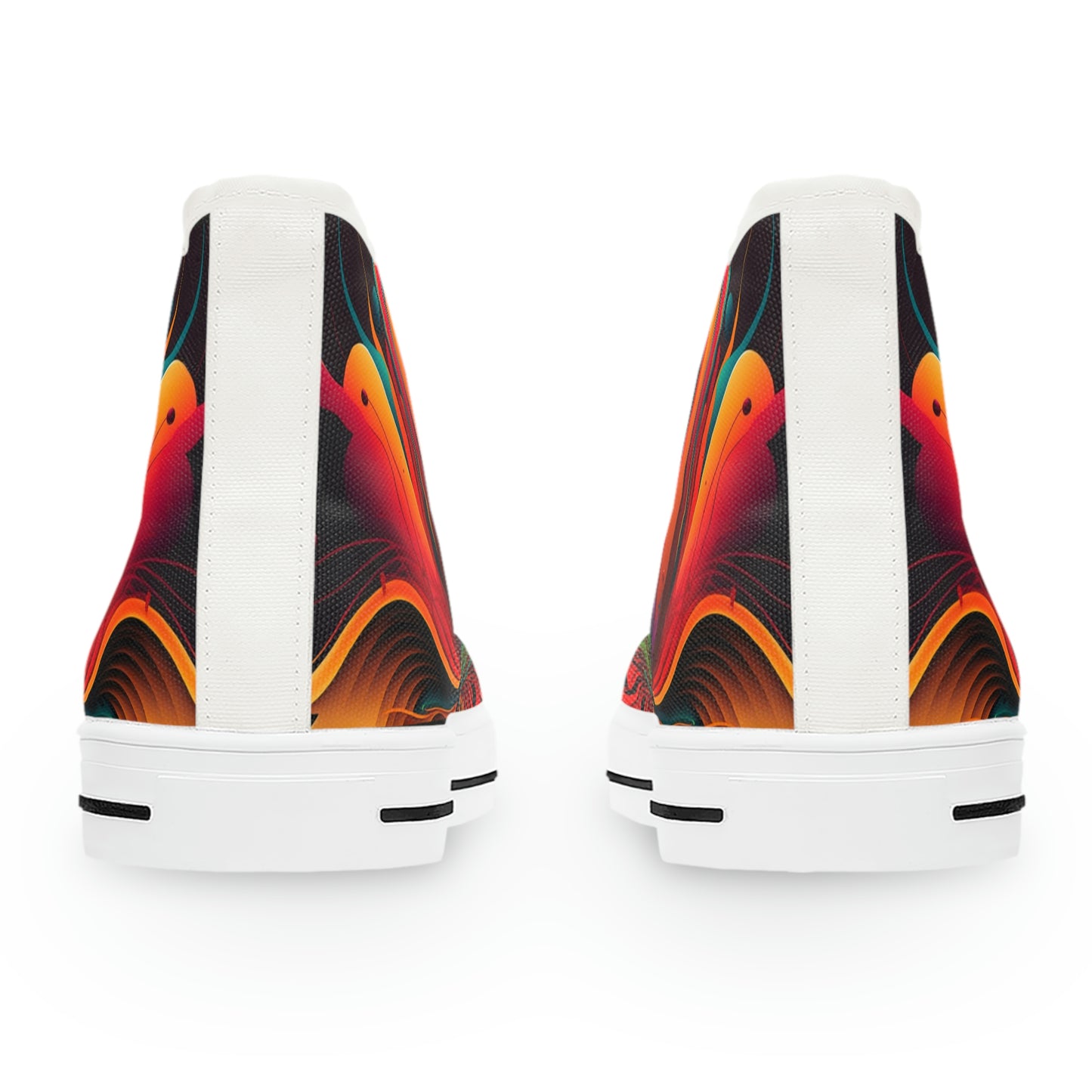 Women's High Top Abstract Space Sneakers 2