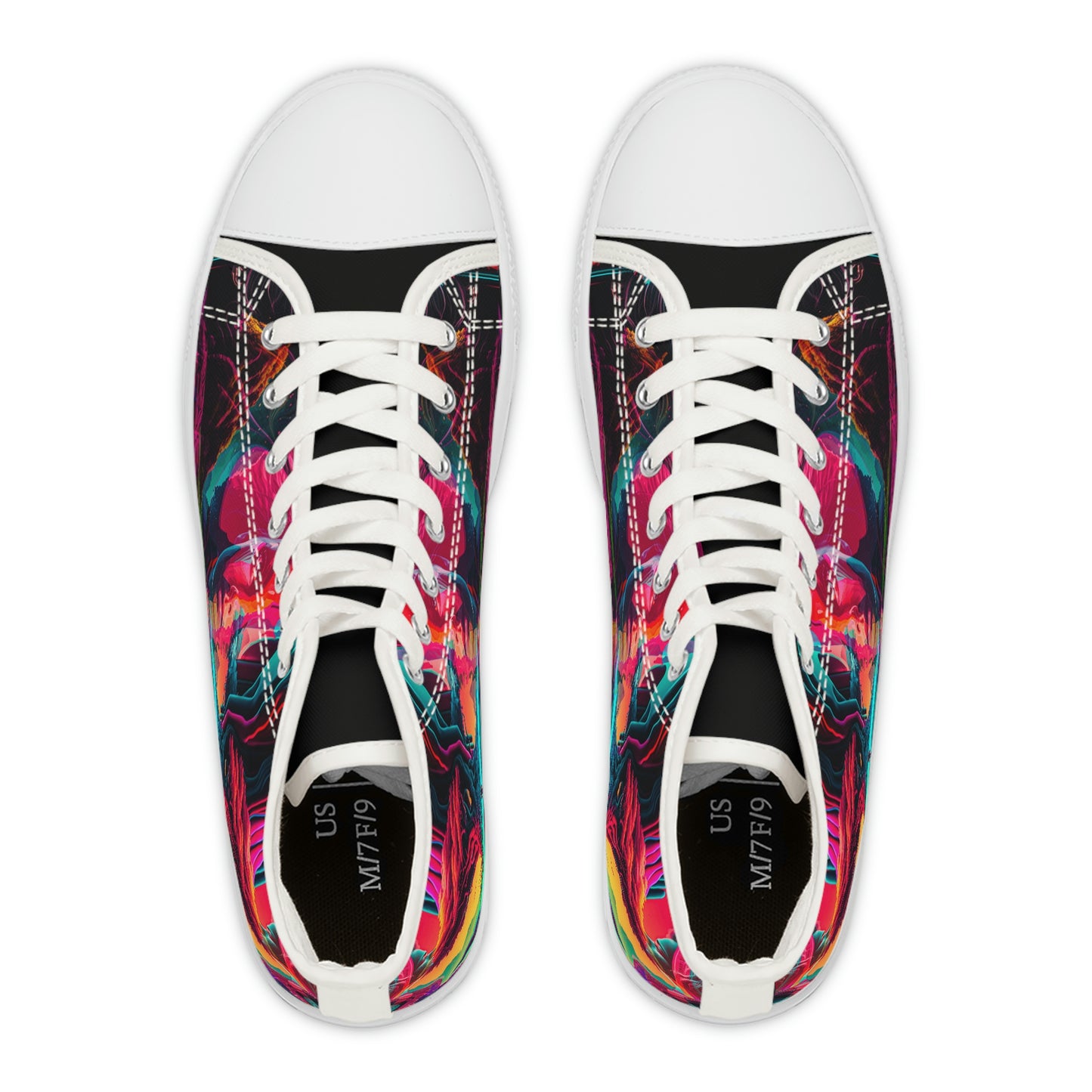 Women's High Top Synthwave Dreams Sneakers 2