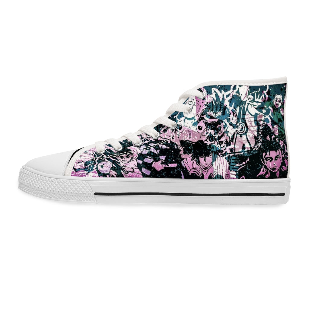 Anime High Top Shoes (Women's PB)2