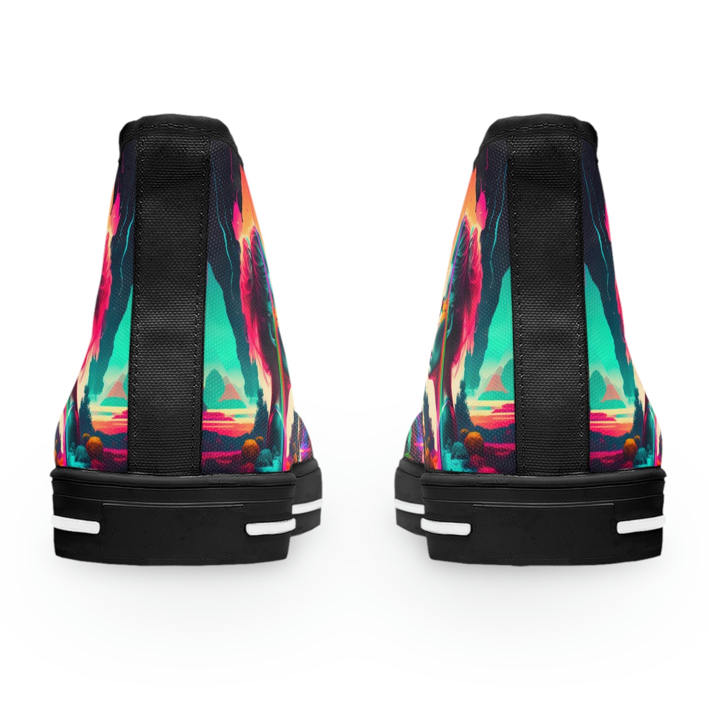 Women's High Top Synthwave Dreams Sneakers 2