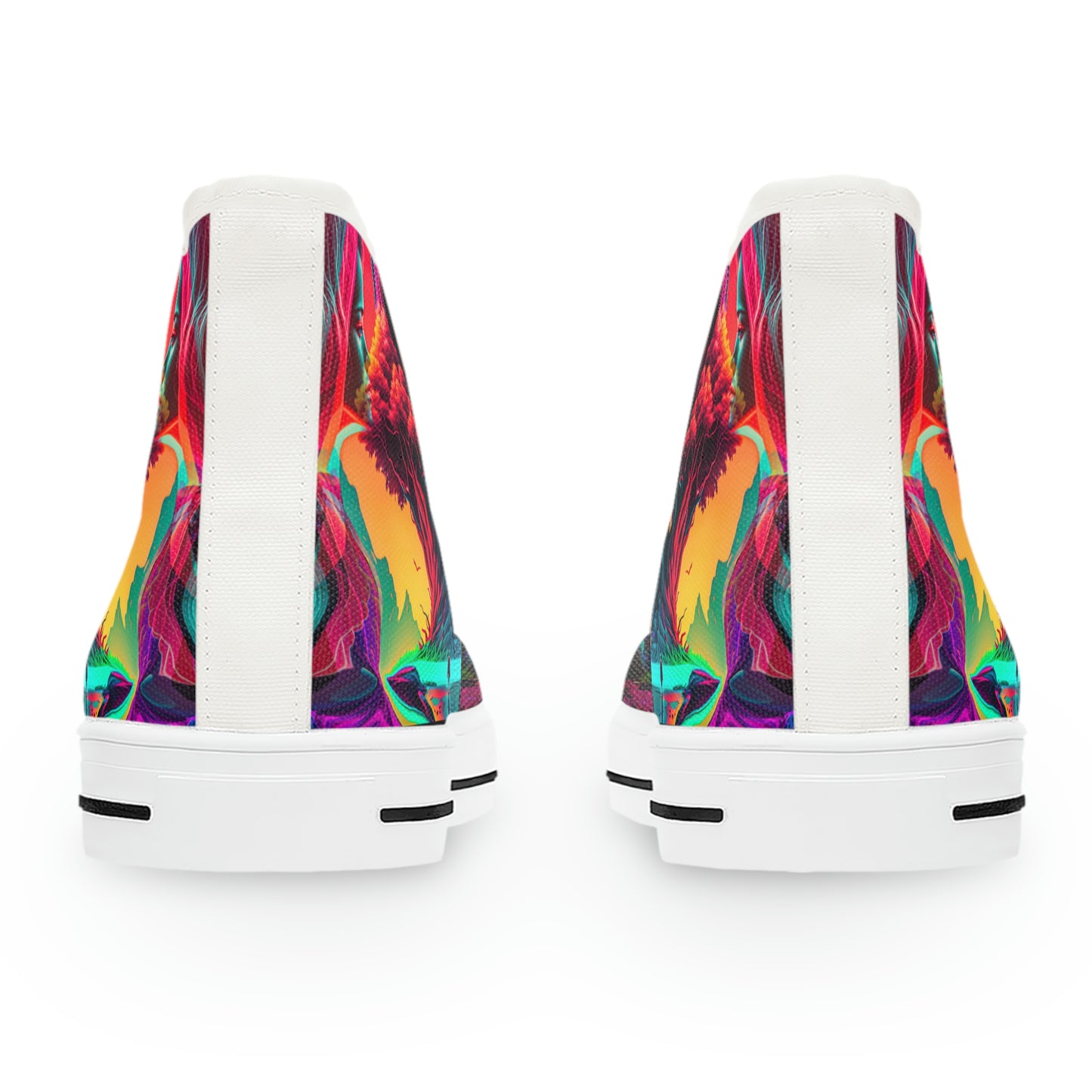 Women's High Top Synthwave Dreams Sneakers 2