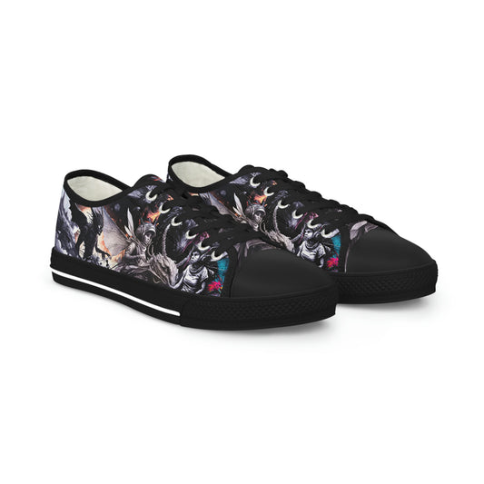 Graphic Sci-fi Art Men's Low Top Sneakers 1