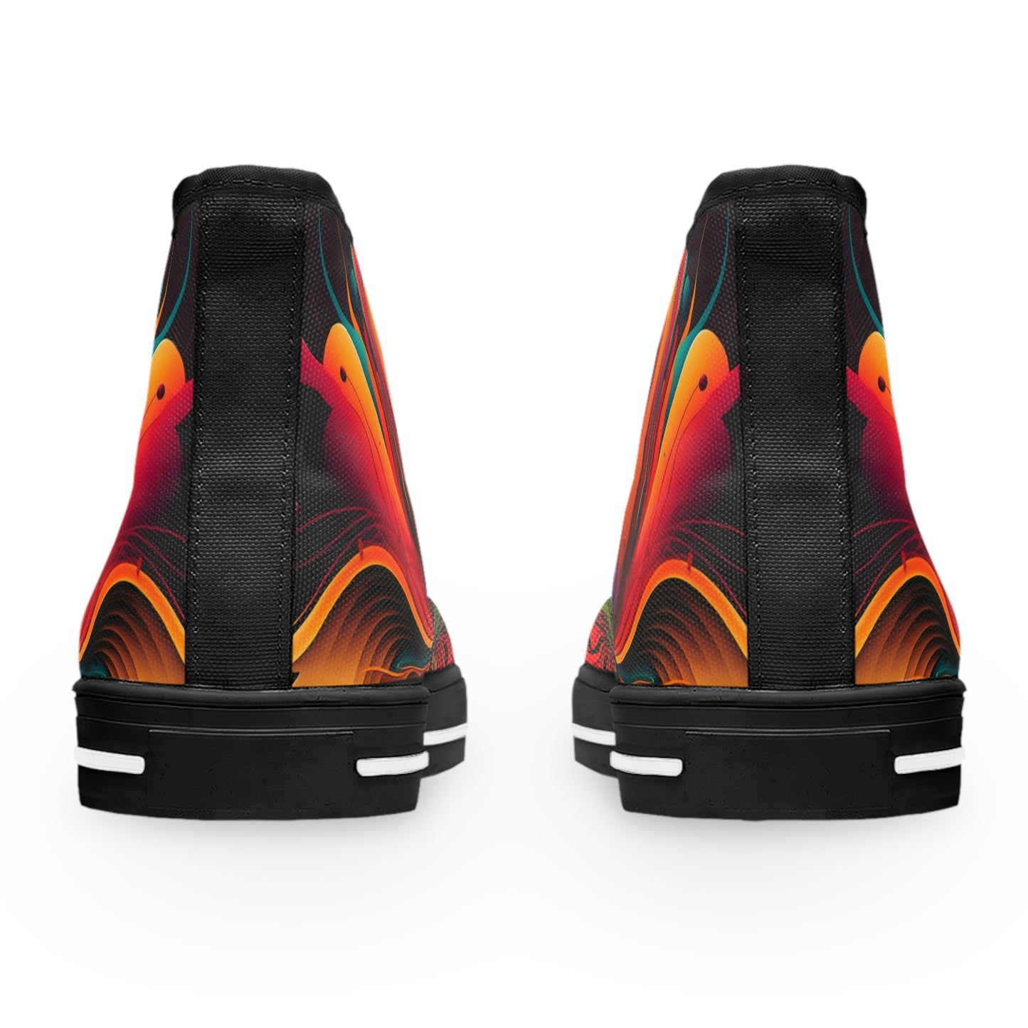 Women's High Top Abstract Space Sneakers 2