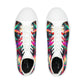 aaMen's High Top Lucid Dreams white Synthwave Sneakers 1